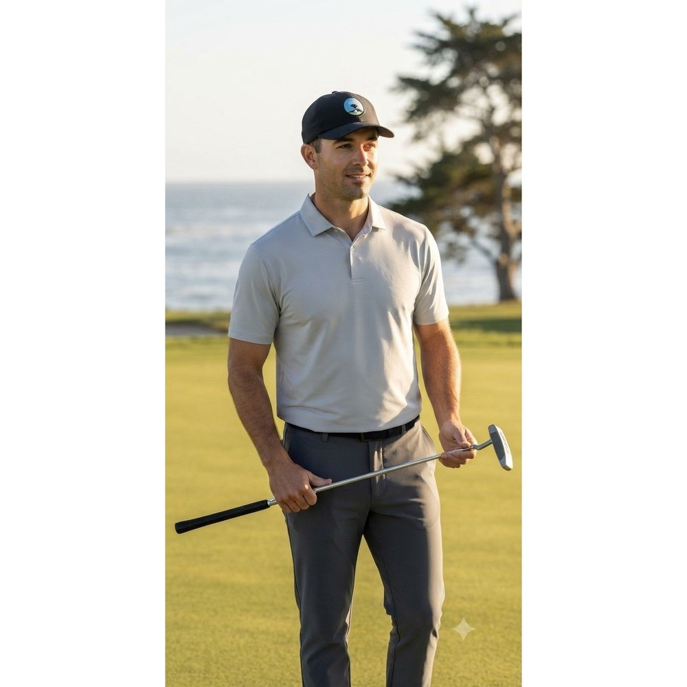 American Needle Bing's Pro Shop AT&T Pebble Beach Pro-Am Hat Black Heritage Gear